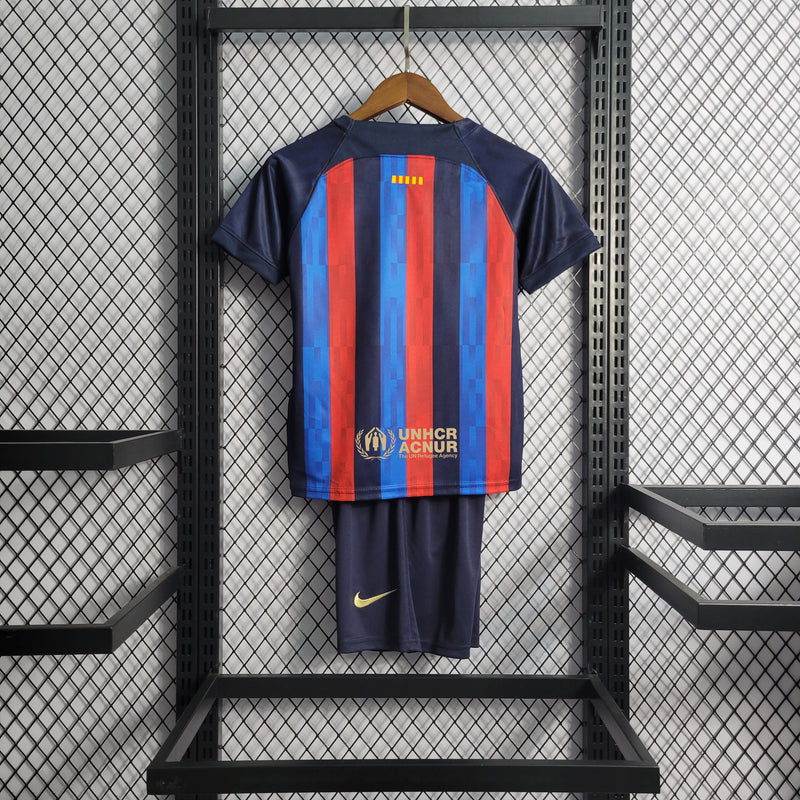 Camisa Barcelona Infantil  - 22/23