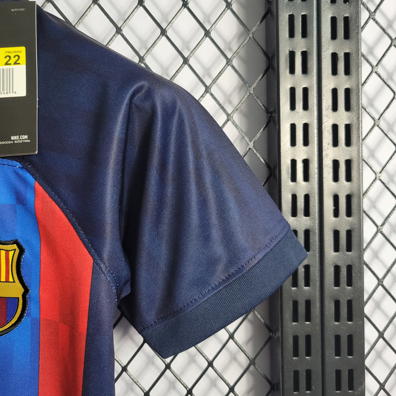 Camisa Barcelona Infantil  - 22/23